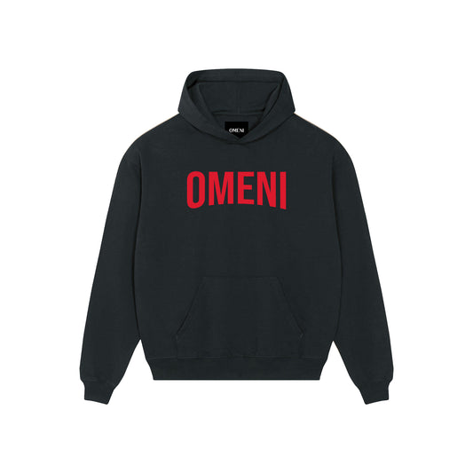 RED LOGO HOODIE